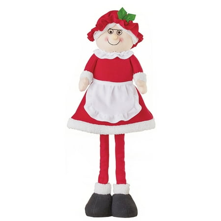- Expandable Santa and Mrs. Claus Tabletop Christmas Decoration - Adjustable Sizing