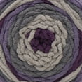 thumbnail image 3 of (2 pack) Bernat® Blanket Stripes™ #6 Super Bulky Polyester Yarn, Eggplant 10.5oz/300g, 220 Yards, 3 of 13