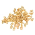 thumbnail image 3 of 200 Uds anillos para el cabello de rastas ahuecan hacia fuera patrones exquisitos aleación trenzado de cabello bobinas de joyería oro, 3 of 8