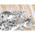 thumbnail image 5 of Adorable Cute Light Clear Crystal Rhinestone Kitty Cat Animal Pin Brooch, 5 of 5