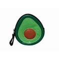 thumbnail image 1 of Monedero en forma de AGUACATE, Diseño de Comida, Forma de Fruta, Color Verde, Moda Kawaii. Novedoso y Encantador., 1 of 5