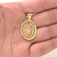 thumbnail image 3 of LoveBling 10K Yellow Gold Mary Our Lady of Guadalupe Charm Pendant(1.34" x 0.73"), 3 of 3