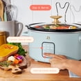 thumbnail image 2 of Beautiful 4 Qt Slow Cooker with Touch-Activated Display, Hydrangea by Drew Barrymore, 2 of 11