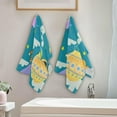 thumbnail image 4 of GZHJMY Hot Air Balloon Soft Hand Towels, 2 Pcs Absorbent Bath Towel Decorative Fingertip Towels for Bathroom Gym Spa Hotel Beach Swimming Pool,14.4"x 28.3", 4 of 7