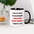 thumbnail image 3 of CafePress - Armchair Quarterback - 11 oz Ceramic Mug - Novelty Coffee Tea Cup, 3 of 4