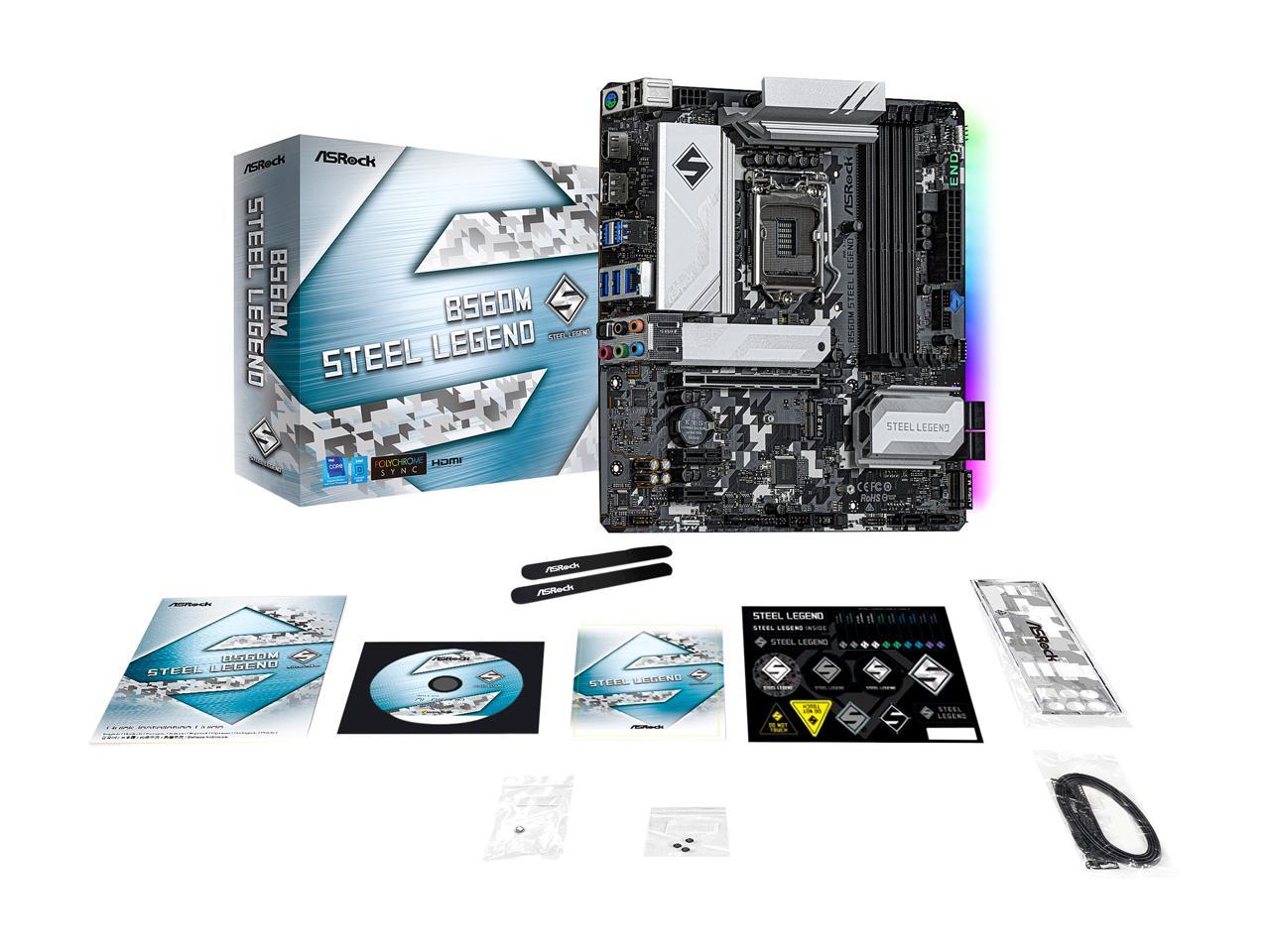 新品未使用　ASRock　B560M　STEEL LEGEND　LGA 1200 ASRock B560M STEEL LEGEND LGA 1200 Intel B560 SATA 6Gb/s