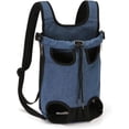 thumbnail image 1 of Mochila transportadora para perros, mochila para perros y gatos, mochila transportadora frontal para perros pequeños, medianos y grandes, senderismo y viajes, 2,5-3,5 kg, 1 of 5