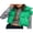 Green, variant on LMLYSoH Women Winter Warm Crop Waistcoat, Sleeveless Stand Collar Double Sided Lightweight Puffer Vest