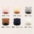thumbnail image 5 of CPNG Baby Toddler Winter Hats Girls Boys Beanie with Cotton Lining Knitted Knit Winter Hat with Cute Bear Ear Warm Fleece Cap for Cold Weather, 5 of 8