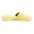 thumbnail image 4 of Camper Women's Dana Leather Strap Slide Sandal, Yellow,7 M US, 4 of 7