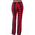 thumbnail image 6 of MLDRA Women Pajama Pants Lightweight Cute Comfy Pj Bottom With Pockets Stretch Plaid Sleepwear,2025 Fall Red, 6 of 6