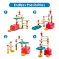 thumbnail image 2 of Set de construcción Hape Quadrilla Stack Track 90 piezas +4 años, 2 of 6