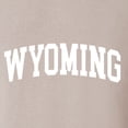 thumbnail image 6 of Wild Bobby State of Wyoming College Style Unisex Crewneck Sweatshirt, 6 of 6