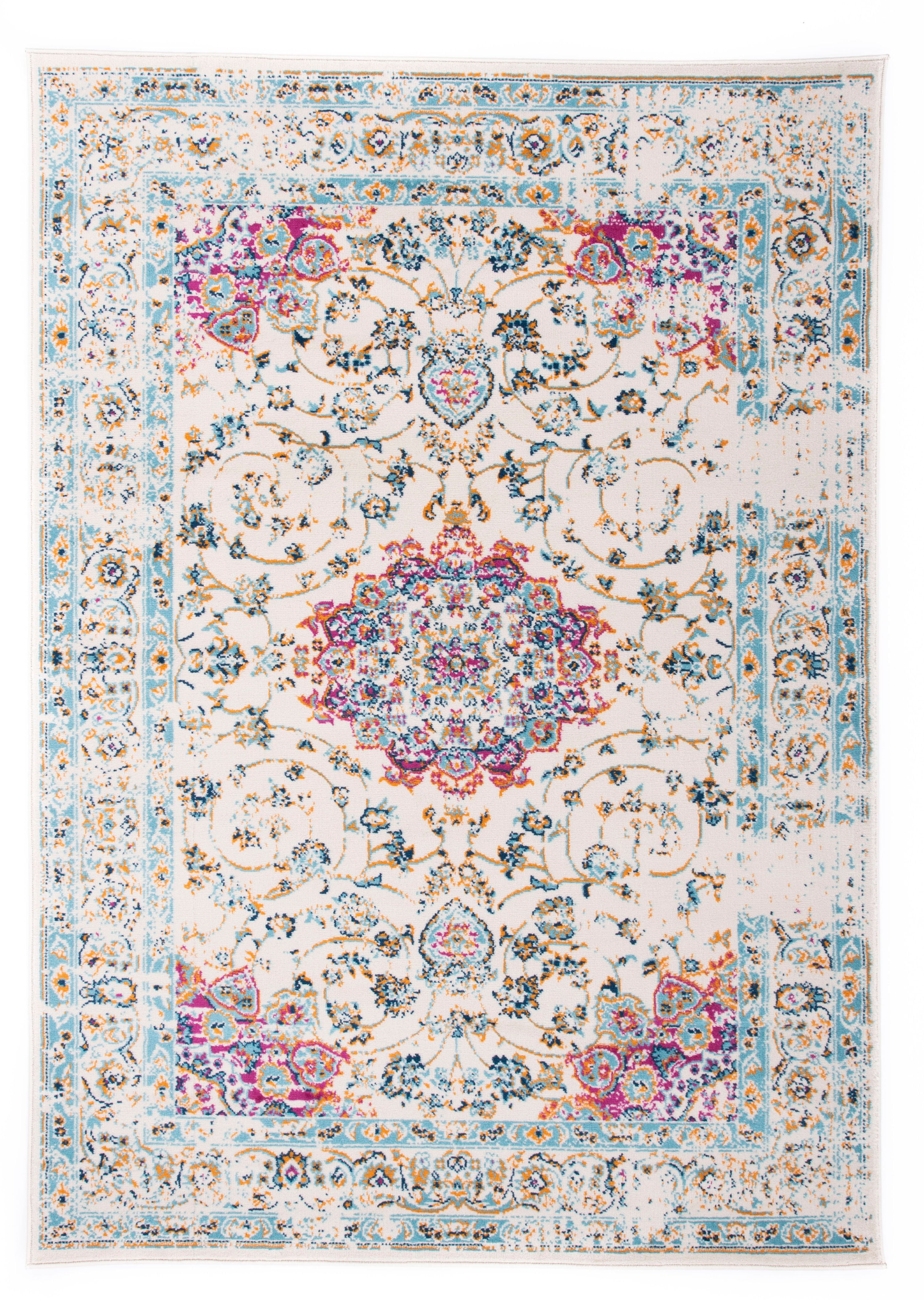 Traditional Persian Area Rug 5' x 7' Pink