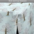 thumbnail image 4 of Trees Dog Crate Cover, Rhythmic Romantic Oak Forest in Muted Pastel Tones Pattern, Easy to Use Pet Kennel Cover Small Dogs Puppies Kittens, 7 Sizes, Pale Blue Sepia, by Ambesonne, 4 of 6