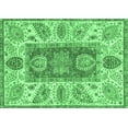 thumbnail image 1 of Ahgly Company Indoor Rectangle Abstract Emerald Green Modern Area Rugs, 3' x 5', 1 of 4