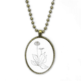 thumbnail image 1 of Flor diente de León las hojas de la planta Collar Colgante de cadena vintage Colección de joyas colgantes Unbranded M, 1 of 3