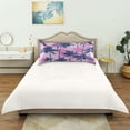 thumbnail image 4 of Satin Pillowcase Soft and Smooth Pillow Case for Hair and Skin Navy Blue Palm Tree, 4 of 7