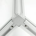 thumbnail image 3 of Mobutofu 4 Sets T Slot Profile Connector with Corner Shape Zinc Alloy for CNC Routers and Technicians, 3 of 4