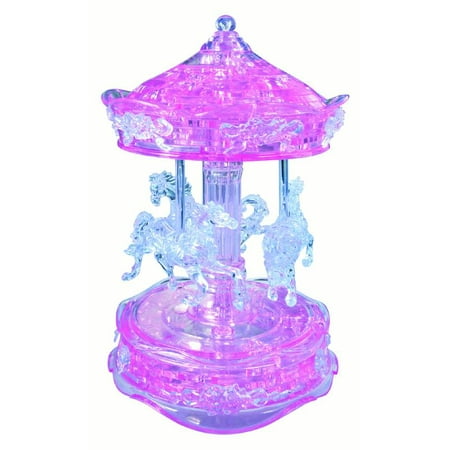Upc 023332309573 Deluxe 3d Crystal Puzzle Pink Carousel Upcitemdb Com
