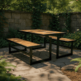 thumbnail image 2 of Durasheds Duramax 52" Convertible Patio Bench/Table Weather-Resistant Brown, 2 of 13