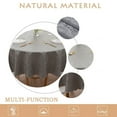 thumbnail image 3 of Nappe Ronde Jacquard, Nappe en Superfibre Imperméable, Couverture de table pour Usage Extérieur et Intérieur, 3 of 5
