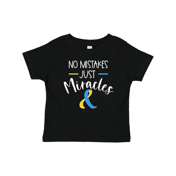 Inktastic No Mistakes, Just Miracles Down Syndrome Awareness Boys or Girls Baby T-Shirt