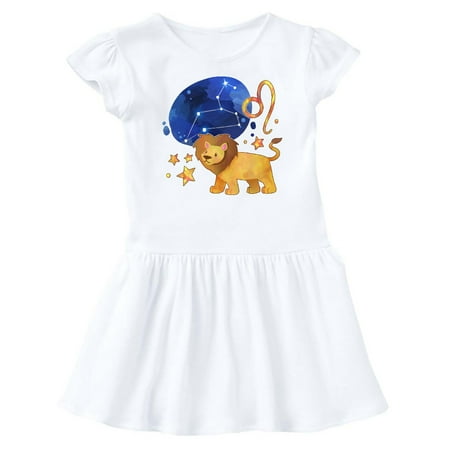 

Inktastic Leo Constellation Zodiac Sign Illustration Gift Baby Girl Dress