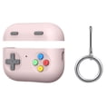 thumbnail image 1 of Funda protectora para AirPods Pro 2 con diseño retro de consola de videojuegos portátil. Funda protectora de silicona con llavero y cordón, 1 of 6