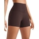 thumbnail image 1 of Shorts CRZ YOGA Butterluxe Biker tiro alto 10 cm marrón Talle L, 1 of 5