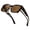 Brown Tortoise/Gradient Lens, variant on Women's Trendy Large Square Polarized Fit-over Sunglasses Leopard