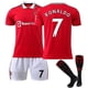 thumbnail image 1 of 2022-2023 New Manchester United Football Jersey Kits Adult Soccer Jersey Training T-shirt Shorts Suit-RONALDO 7-Kids 24(130-140CM) BmatwkZeng Bmatwk Jersey, 1 of 2