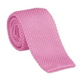 thumbnail image 5 of Landzoo One Men's Slim Knit Tie Solid Color Skinny Necktie Casual Business Wedding Party Formal Wear Accessories Soft Stylish Basic Tie, 5 of 5