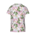 thumbnail image 4 of Wukai Lilies Flowers Youth Unisex Short Sleeve T-Shirt for Boys, Girls, Teens, and Kids-X-Large, 4 of 7