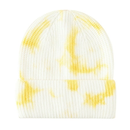 

Unisex Winter Fashion Tie-dye Knitting Pullover Hat Warm Hat