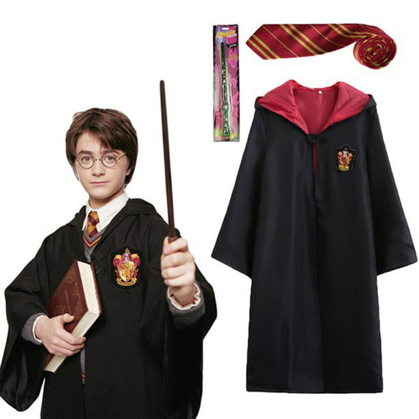 gewelddadig rit Sophie Harry Potter Magic Cape Cosplay Costume + Tie for Adult Kids Harry Potter  Fans 3-Piece Set - Walmart.com