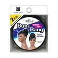 thumbnail image 3 of Freetress Equal Synthetic Hair Bun & Bang Twisted Bun Bang 2Pcs (Swoop Side Bang) (1B), 3 of 4