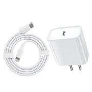 iPhone 11 12 13 14 Fast Charger-Apple MFi Certified-20W PD Type C Power Wall Charger with 6FT Charging Cable Compatible with iPhone 14/14ProMax/13/13ProMax/12/12mini/12pro/12ProMax/11/11Pro iPad Air