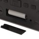 thumbnail image 3 of Altavoz Bluetooth Reloj despertador digital de madera Carga inalámbrica 15W Alarma dual Snooze Reloj despertador LED Negro, 3 of 8