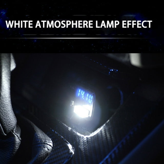 Agiferg Automobile USB Atmosphere Lamp, LED Decoration Lamp, Interior Sole Lamp