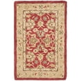 thumbnail image 2 of SAFAVIEH Anatolia Tracy Traditional Wool Area Rug, Red/Ivory, 6' x 6' Round, 2 of 9