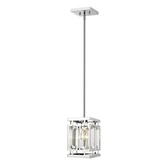 1 Light Pendant in Metropolitan Style 6.5 inches Wide By 8.5 inches High Bailey Street Home 372-Bel-2750859