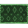 thumbnail image 1 of Ahgly Company Indoor Rectangle Southwestern Emerald Green Country Area Rugs, 5' x 8', 1 of 4