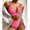Pink, variant on Ofreoo Womens Swimsuits Solid Two Piece Bikini Set Tankini Bra Swimsuit Praty Bathing Suit Deal of the Week