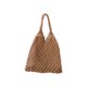 thumbnail image 2 of Mochila de paja de ganchillo para mujer - Bolso de playa bohemio con cierre de cordón, mochila cruzada para viajes de verano y uso casual, 2 of 7