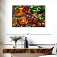 thumbnail image 3 of Elephant Stock Spanish Gazpacho Wall Art - Horizontal Canvas Wall Art - Dining Room Wall Decor - Hobbies And Lifestyle Canvas - Gray And Red Decor - 36" x 24", 3 of 8