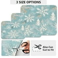 thumbnail image 4 of Snowflake Pattern Diatomaceous Earth Water Absorbent Mat, Anti-Slip Rubber Backing, 23.6" x 19.7", 4 of 11