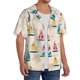 thumbnail image 2 of Fotbe Reto Marine Nautical Camisa Estampada de Manga Corta para Hombre, Casual de Verano, Estilo Playero, Sin Arrugas-Medium, 2 of 5