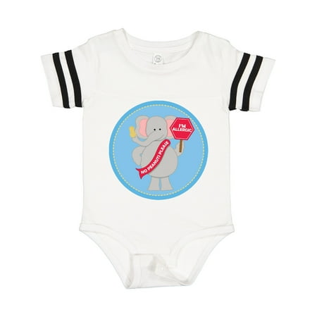 

Inktastic Peanut Allergy Elephant Gift Baby Boy or Baby Girl Bodysuit