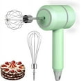 thumbnail image 1 of Portable Electric Hand Mixer, 3-Speed Cordless Egg Whisk, USB Rechargeable Kitchen Blender, Mini Cordless Hand Blender with 2 Stainless Steel Beaters for Egg Cake Cream, 1 of 5